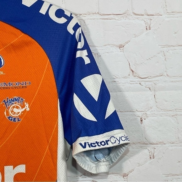 Cannibal Australia Cycling Jersey Mens Large Orange 3/4 Zip Lightweight Pockets - Picture 12 of 14